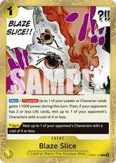 Blaze Slice - ONE PIECE CARD GAME - MoxLand